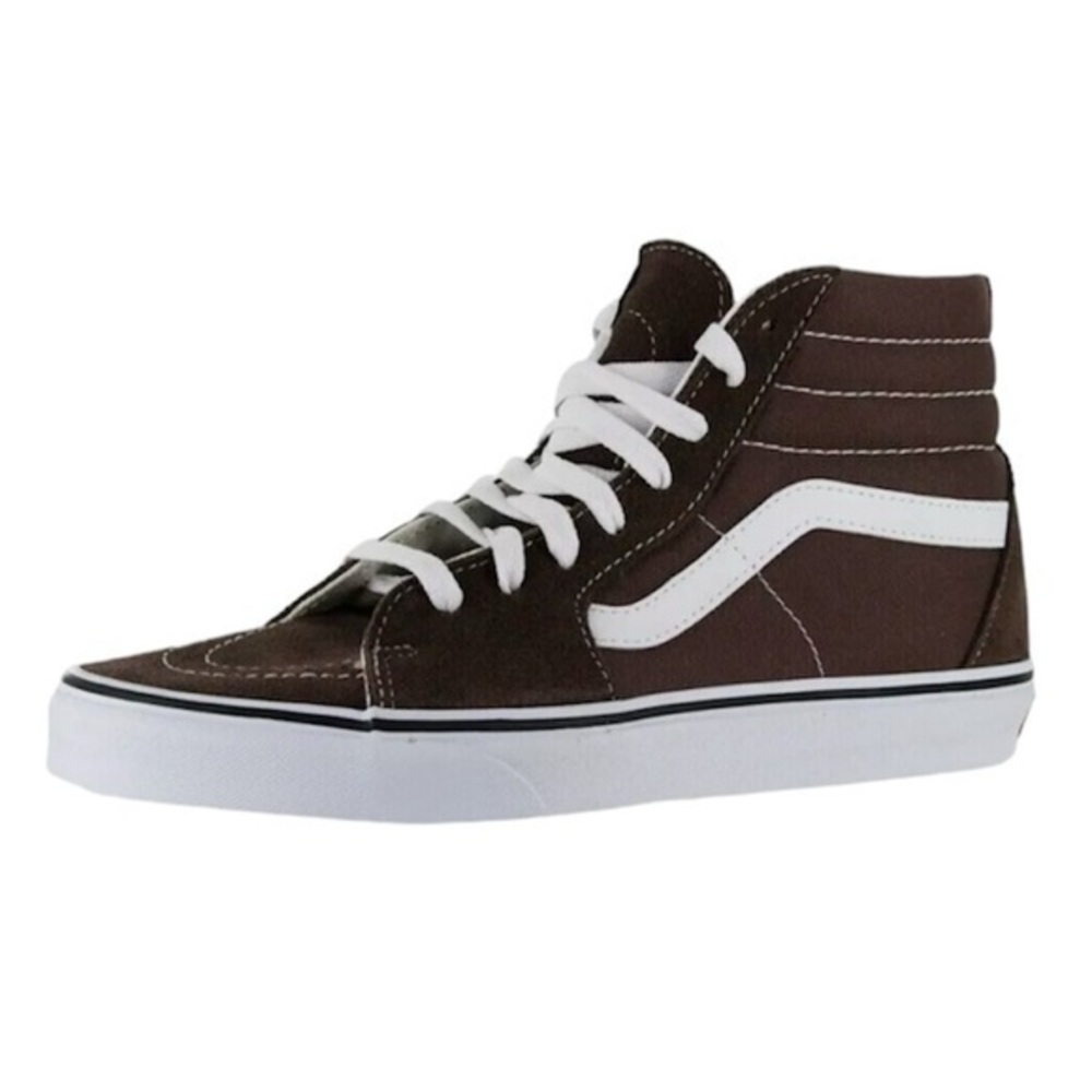 VANS Sk8-Hi Top Black/White Athletic Shoes for Women Size 7.5